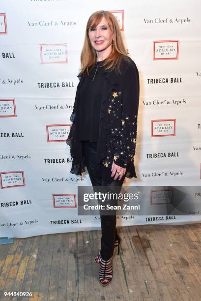 Nicole Miller attends Tribeca Ball to benefit New York Academy of Art at New York Academy of Art on April 9, 2018 in New York City. Nicole Miller