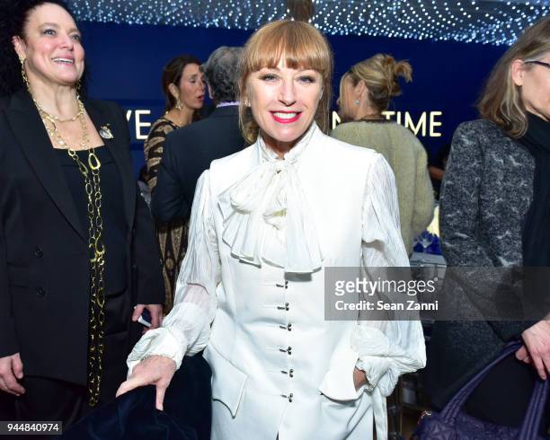 Cindy Sherman attends Tribeca Ball to benefit New York Academy of Art at New York Academy of Art on April 9, 2018 in New York City. Cindy Sherman