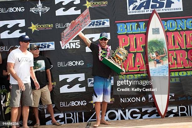 Joel Parkinson of Australia was crowned the VANS Triple Crown of Surfing Champion for the second consecutive year at the Billabong Pipeline Masters...