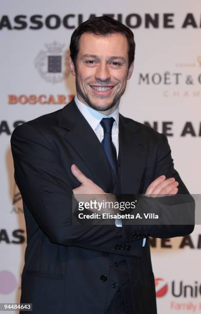 Actor Stefano Accorsi attends Gala Dinner In Favour Of Pietro Gamba Association at Officine Farneto on December 15, 2009 in Rome, Italy.