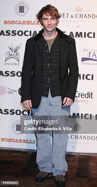 Actor Giorgio Pasotti attends Gala Dinner In Favour Of Pietro Gamba Association at Officine Farneto on December 15, 2009 in Rome, Italy.