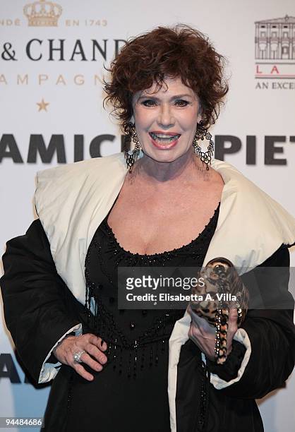 Actress Corinne Clery attends Gala Dinner In Favour Of Pietro Gamba Association at Officine Farneto on December 15, 2009 in Rome, Italy.