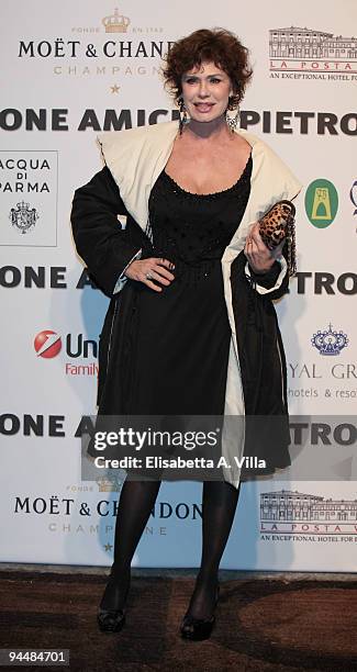 Actress Corinne Clery attends Gala Dinner In Favour Of Pietro Gamba Association at Officine Farneto on December 15, 2009 in Rome, Italy.