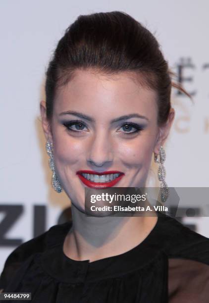 Actress Laura Gigante attends Gala Dinner In Favour Of Pietro Gamba Association at Officine Farneto on December 15, 2009 in Rome, Italy.