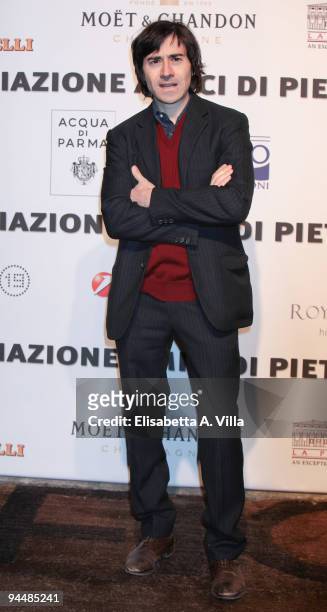Actor Luigi Lo Cascio attends Gala Dinner In Favour Of Pietro Gamba Association at Officine Farneto on December 15, 2009 in Rome, Italy.
