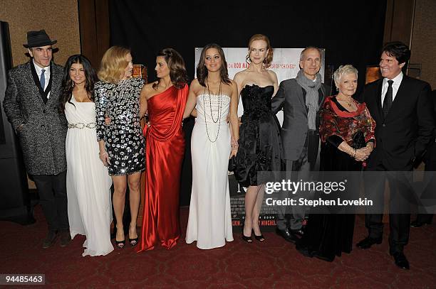 Actors Daniel Day-Lewis, Fergie, Kate Hudson, Penelope Cruz, Marion Cotillard, Nicole Kidman, producer John DeLuca, Dame Judi Dench and director Rob...