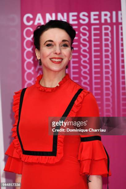 Amanda Abbington from the serie 'Safe' attends the Closing Ceremony and 'Safe' screening attends Closing Ceremony and "Safe" screening during the 1st...
