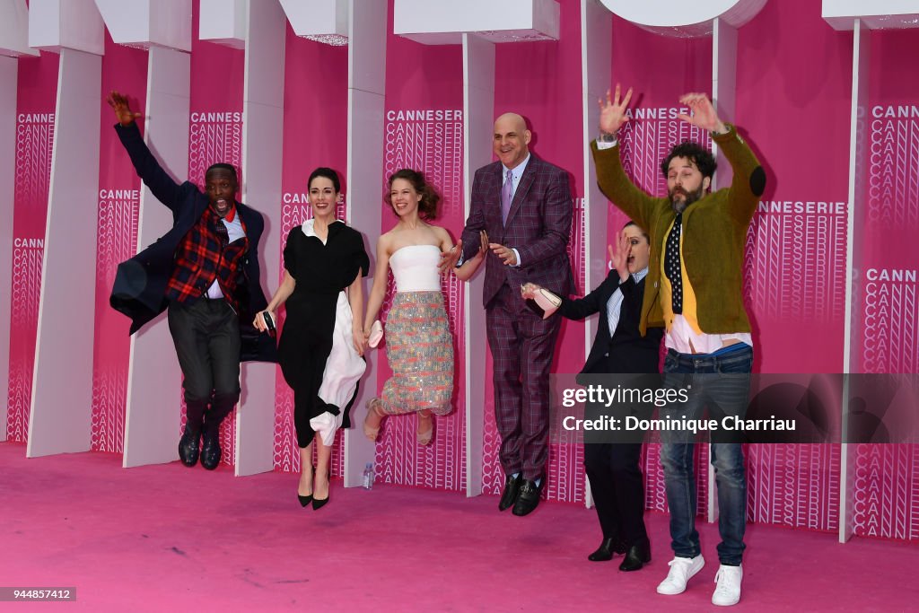 Closing Ceremony and "Safe" Pink Carpet Arrivals - The 1st Cannes International Series Festival