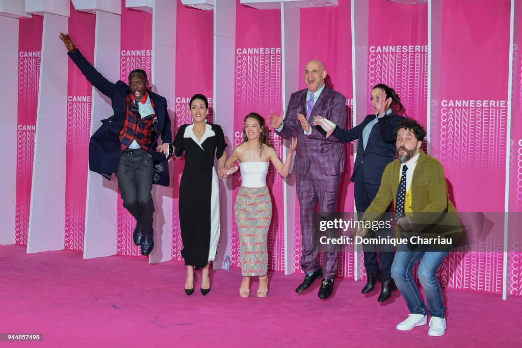 Closing Ceremony and "Safe" Pink Carpet Arrivals - The 1st Cannes International Series Festival