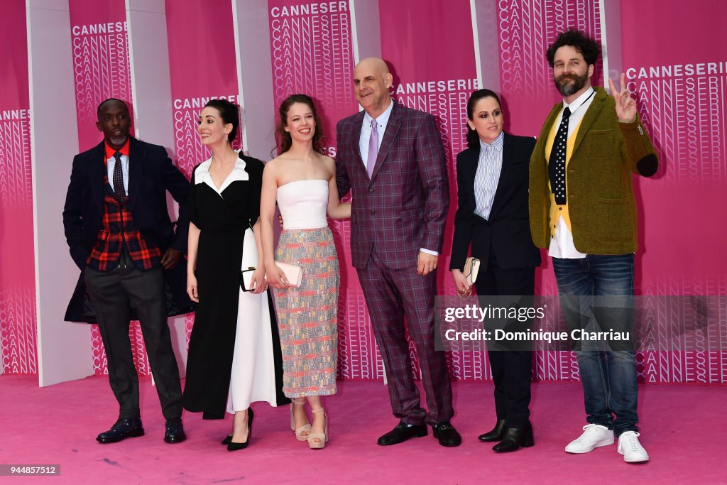Closing Ceremony and "Safe" Pink Carpet Arrivals - The 1st Cannes International Series Festival