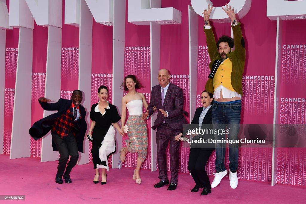 Closing Ceremony and "Safe" Pink Carpet Arrivals - The 1st Cannes International Series Festival