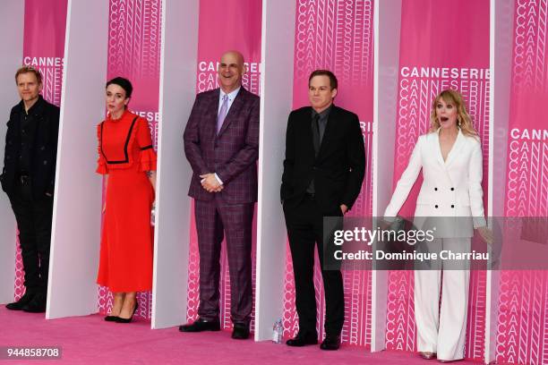 Marc Warren,Amanda Abbington, Harlan Coben,Michael C. Hall and Hannah Jane Arterton from the serie 'Safe' attends the Closing Ceremony and 'Safe'...