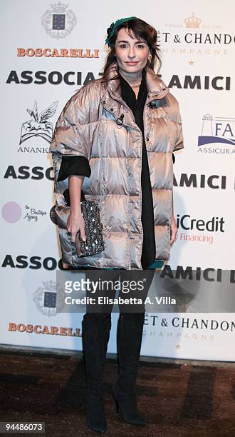 Actress Mia Benedetta attends Gala Dinner In Favour Of Pietro Gamba Association at Officine Farneto on December 15, 2009 in Rome, Italy.