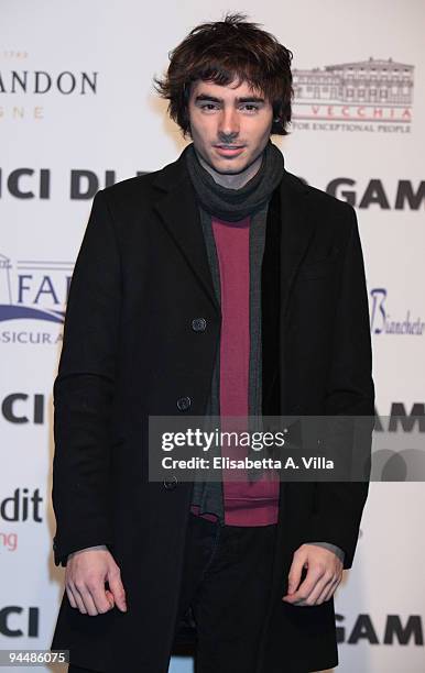 Actor Edoardo Natoli attends Gala Dinner In Favour Of Pietro Gamba Association at Officine Farneto on December 15, 2009 in Rome, Italy.