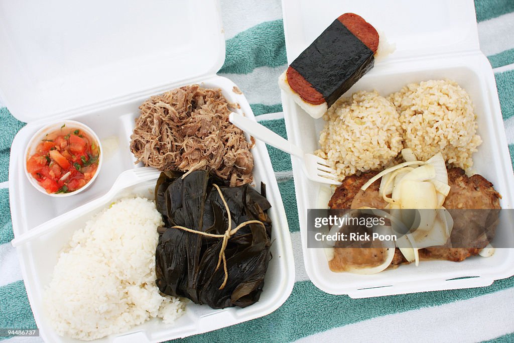 Hawaiian plate lunch