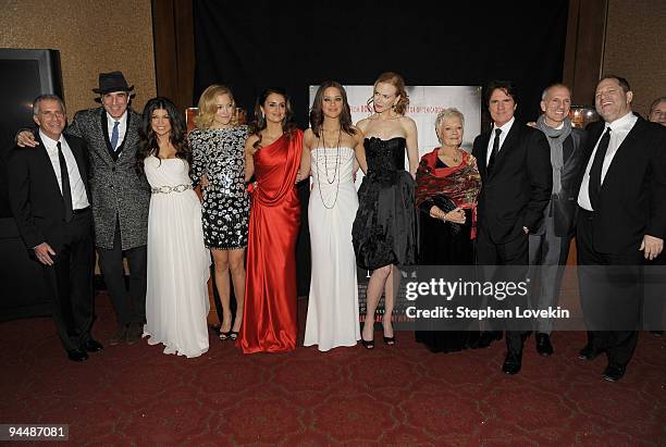 Producer Marc Platt, actors Daniel Day-Lewis, Fergie, Kate Hudson, Penelope Cruz, Marion Cotillard, Nicole Kidman, Dame Judi Dench, Rob Marshall,...