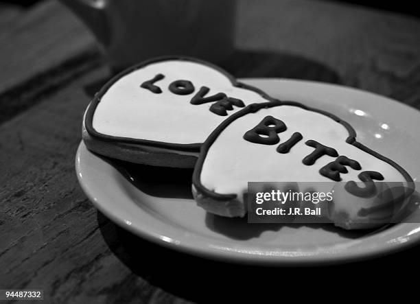 love bites - anti valentine stock pictures, royalty-free photos & images