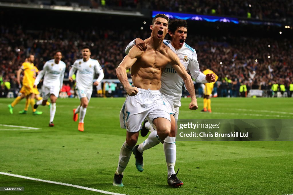 Real Madrid v Juventus - UEFA Champions League Quarter Final Leg Two