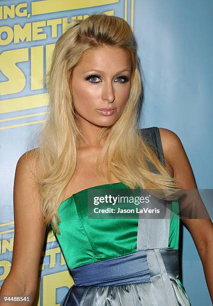 Paris Hilton attends the "Family Guy Something, Something, Something, Dark Side" DVD release party on December 12, 2009 in Beverly Hills, California.