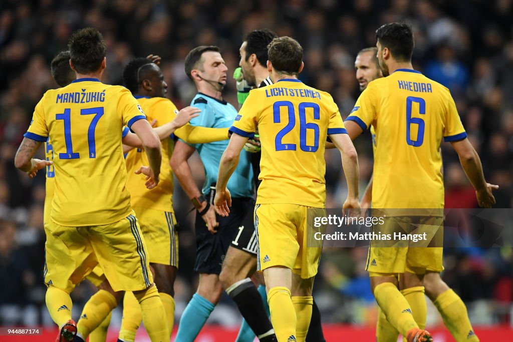 Real Madrid v Juventus - UEFA Champions League Quarter Final Second Leg