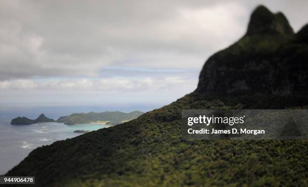 The incredible island of Lord Howe only two hours off the east coast of Australia and part of New South Wales on January 11, 2012 in Lord Howe...