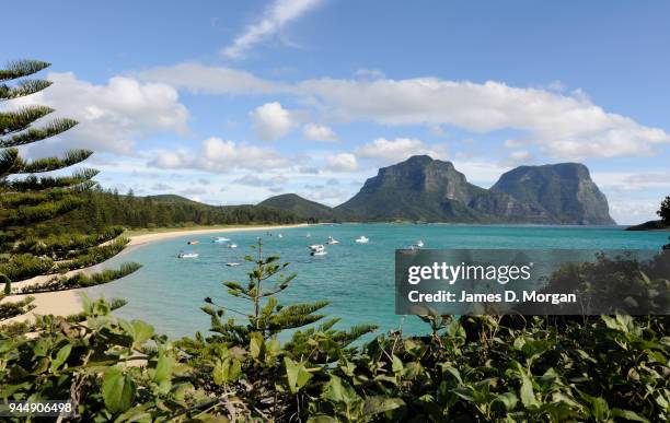 The incredible island of Lord Howe only two hours off the east coast of Australia and part of New South Wales on January 11, 2012 in Lord Howe...