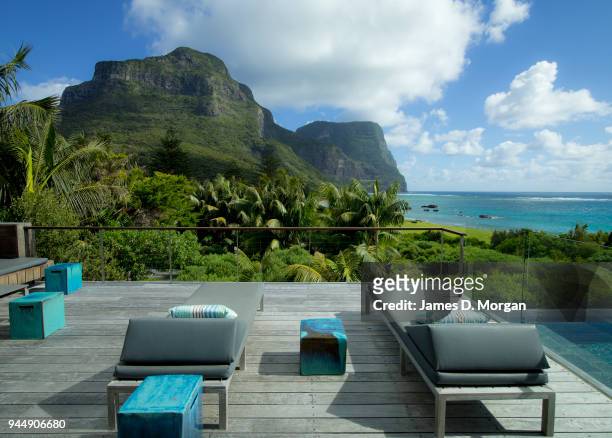 The incredible island of Lord Howe only two hours off the east coast of Australia and part of New South Wales on January 11, 2012 in Lord Howe...