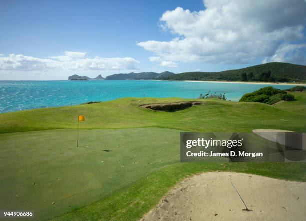 The incredible island of Lord Howe only two hours off the east coast of Australia and part of New South Wales on January 11, 2012 in Lord Howe...