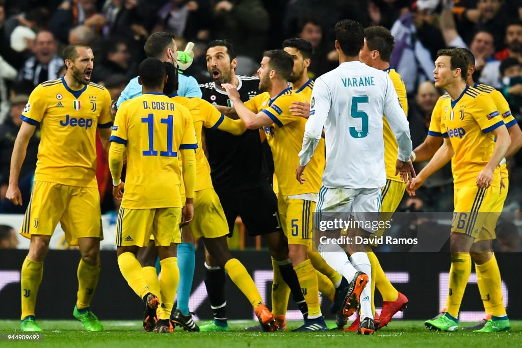 Real Madrid v Juventus - UEFA Champions League Quarter Final Second Leg