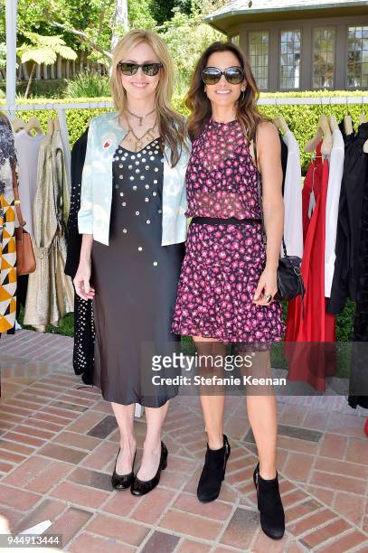 Lindsey Berger Sacks and Emily Morse attend Stella McCartney H.E.A.R.T. Brunch 2018 at Private Residence on April 11, 2018 in Los Angeles, California.