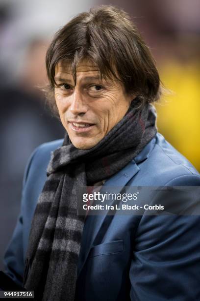Head Coach Matias Jesus Almeyda of Guadalajara looks on at his players during the CONCACAF Champions League - Semifinals - Leg 2 match between CD...