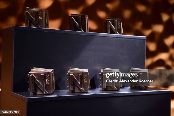 General view at the Nannen Award 2018 at Elbphilharmonie on April 11, 2018 in Hamburg, Germany.