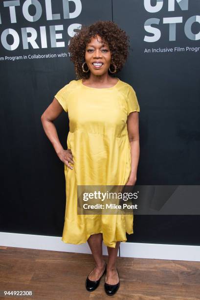 Alfre Woodard attends the 2nd Annual AT&T Presents: Untold Stories. An Inclusive Film Program In Collaboration With Tribeca at Thalassa on April 11,...