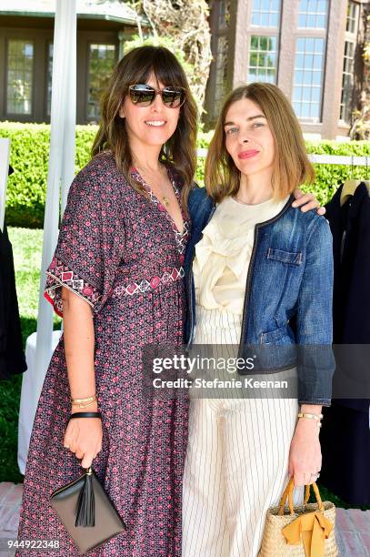 Kelly Atterton and Simone Leblanc attend Stella McCartney H.E.A.R.T. Brunch 2018 at Private Residence on April 11, 2018 in Los Angeles, California.