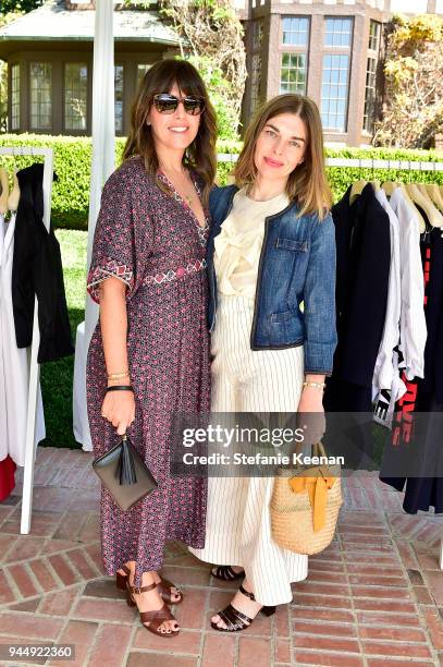 Kelly Atterton and Simone Leblanc attend Stella McCartney H.E.A.R.T. Brunch 2018 at Private Residence on April 11, 2018 in Los Angeles, California.