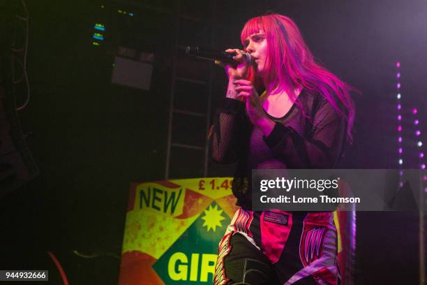 Girli performs at The Garage on April 11, 2018 in London, England.