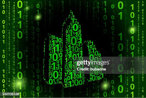 Cityscape Binary Code Vector Pattern Background Cityscape Binary Code Vector Pattern Background