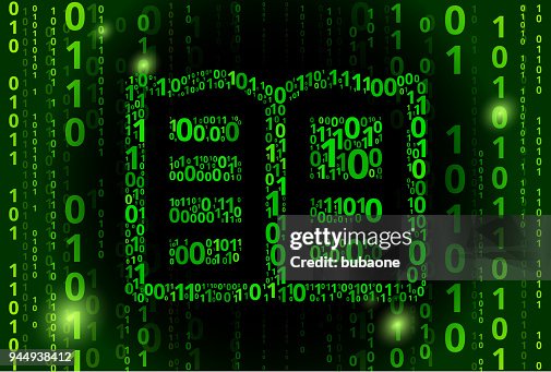 Newspaper Binary Code Vector Pattern Background Newspaper Binary Code Vector Pattern Background