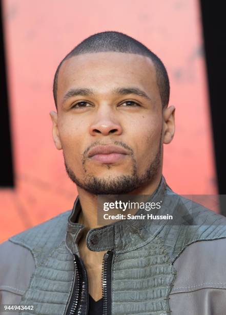 Chris Eubank the European Premiere of 'Rampage' at Cineworld Leicester Square on April 11, 2018 in London, England.