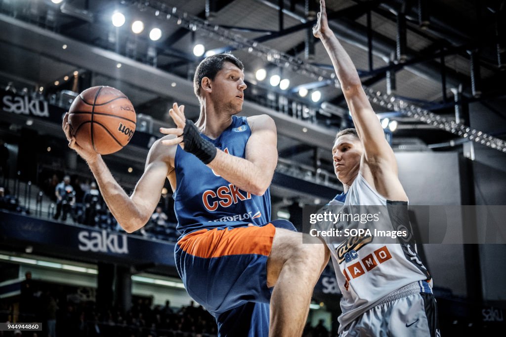 Kristjan Kangur of BC Kalev Cramo seen during the VTB United...