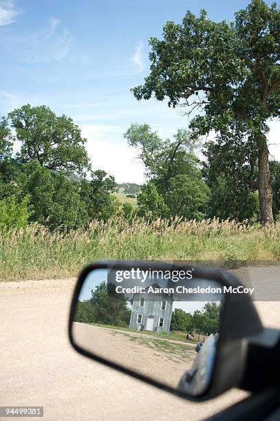 country road - vehicle mirror stock pictures, royalty-free photos & images