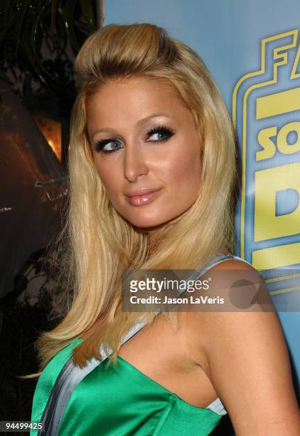 Paris Hilton attends the "Family Guy Something, Something, Something, Dark Side" DVD release party on December 12, 2009 in Beverly Hills, California.