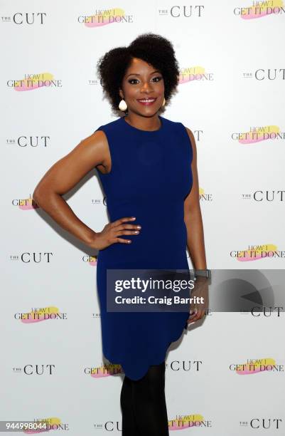 Zerlina Maxwell attends The Cut's "How I Get It Done" event at Neuehouse on April 11, 2018 in New York City.