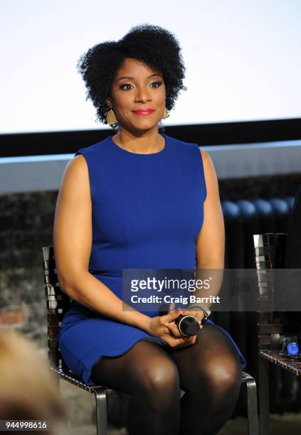 Zerlina Maxwell attends The Cut's "How I Get It Done" event at Neuehouse on April 11, 2018 in New York City.
