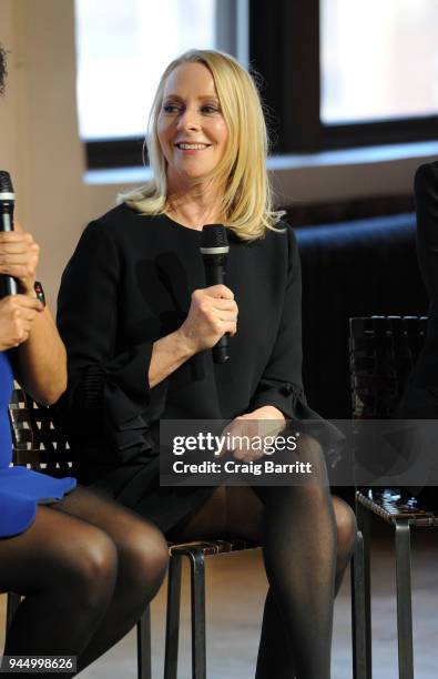 Linda Wells attends The Cut's "How I Get It Done" event at Neuehouse on April 11, 2018 in New York City.