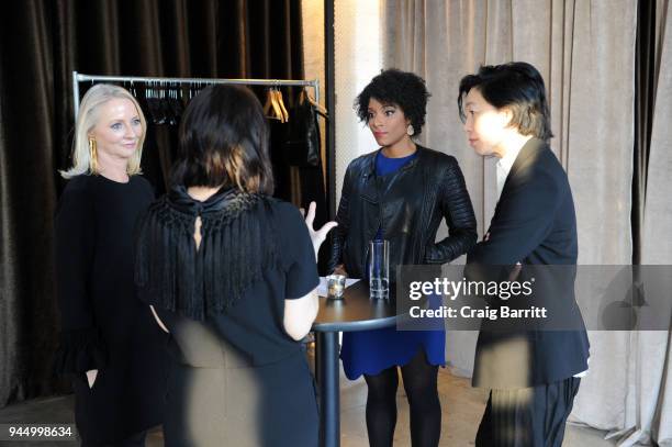 Karen Wong, Linda Wells, Stella Bugbee, and Zerlina Maxwell attend The Cut's "How I Get It Done" event at Neuehouse on April 11, 2018 in New York...