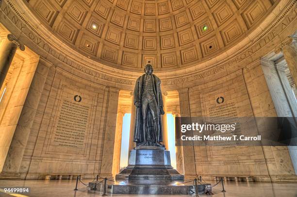 jefferson memorial hdr - jefferson monument stock pictures, royalty-free photos & images