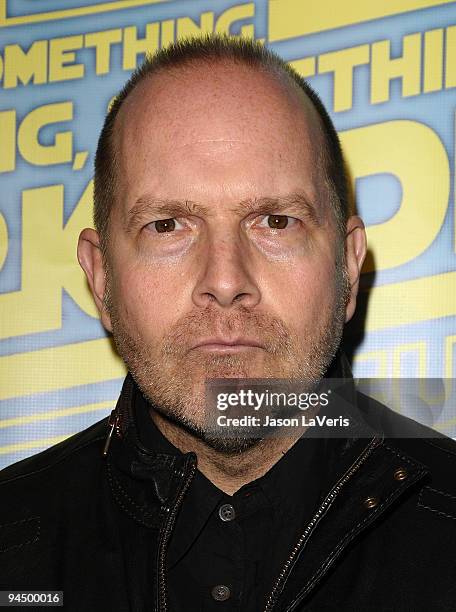 Actor Mike Henry attends the "Family Guy Something, Something, Something, Dark Side" DVD release party on December 12, 2009 in Beverly Hills,...