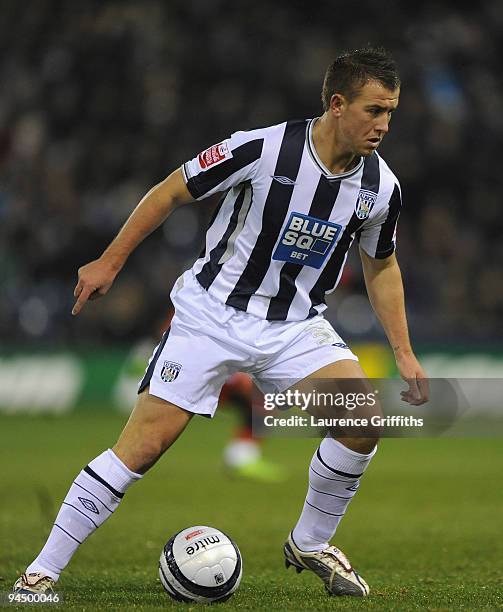 Jonas Olsson of West Bromwich Albion during the Coca-Cola Championship match between West Bromwich Albion and Queens Park Rangers at The Hawthorns on...