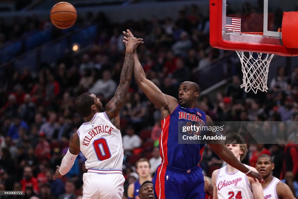 NBA: Chicago Bulls v Detroit Pistons